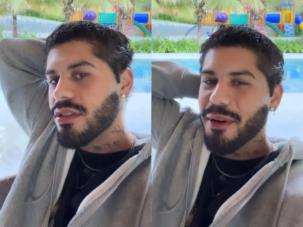Zé Felipe respondendo perguntas no Instagram (Crédito: Reprodução Instagram)