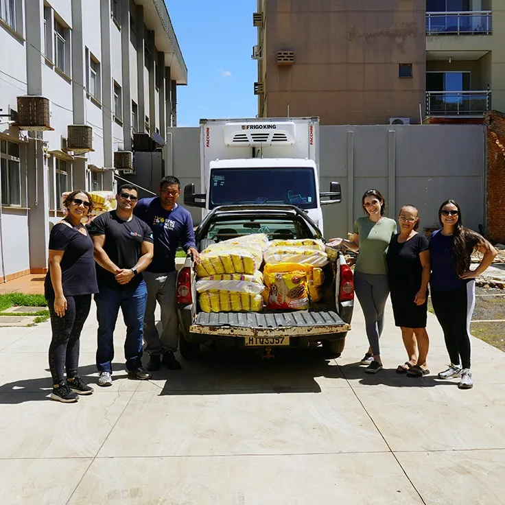 Mobilização da Comissão de Defesa dos Direitos dos Animais da 4ª Subseção da OAB garantiu mais de 5 toneladas de rações para os pets - Foto: Divulgação 