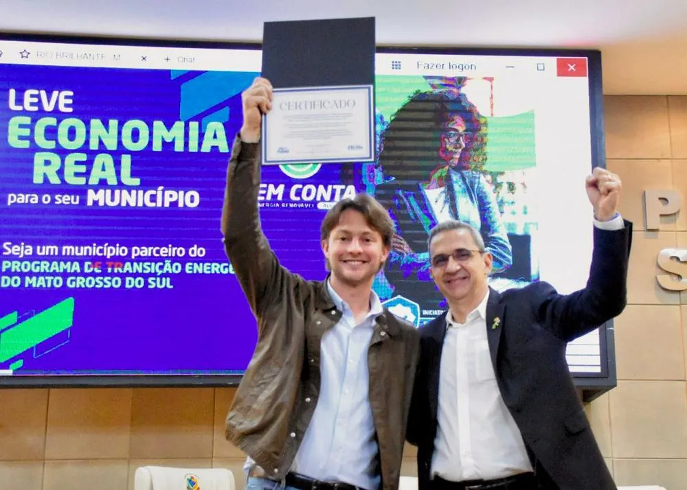Rio Brilhante viveu um momento histórico e de grande relevância para a administração pública na manhã desta quarta-feira (03) - Foto: Divulgação